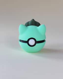 Bulbasaur Ball Fidget Clicker Kaychain 3d model
