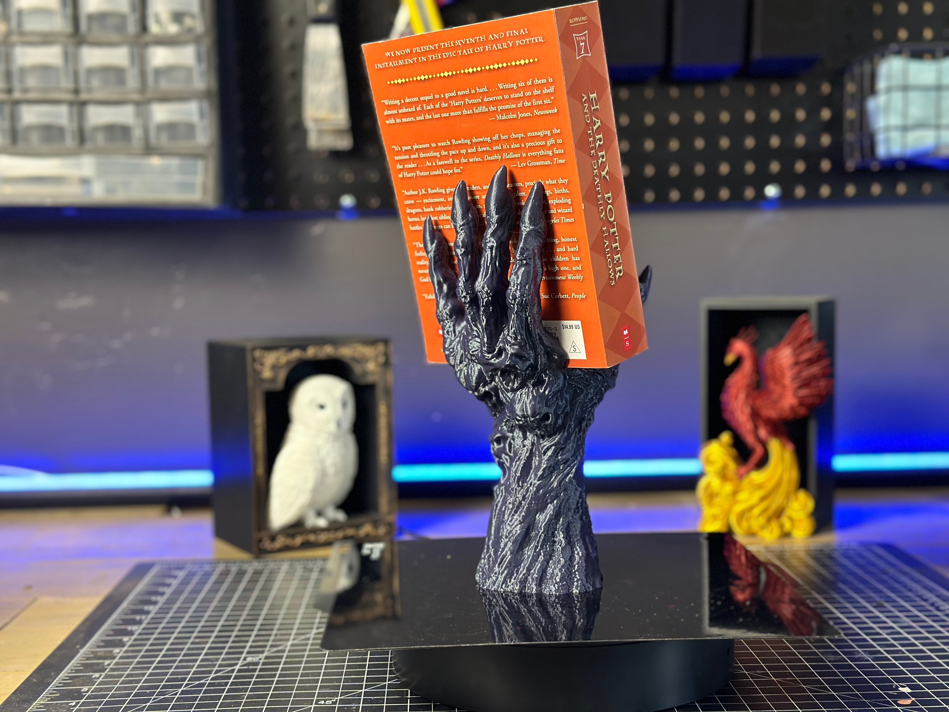 Death's Grasp- Book Display 3d model