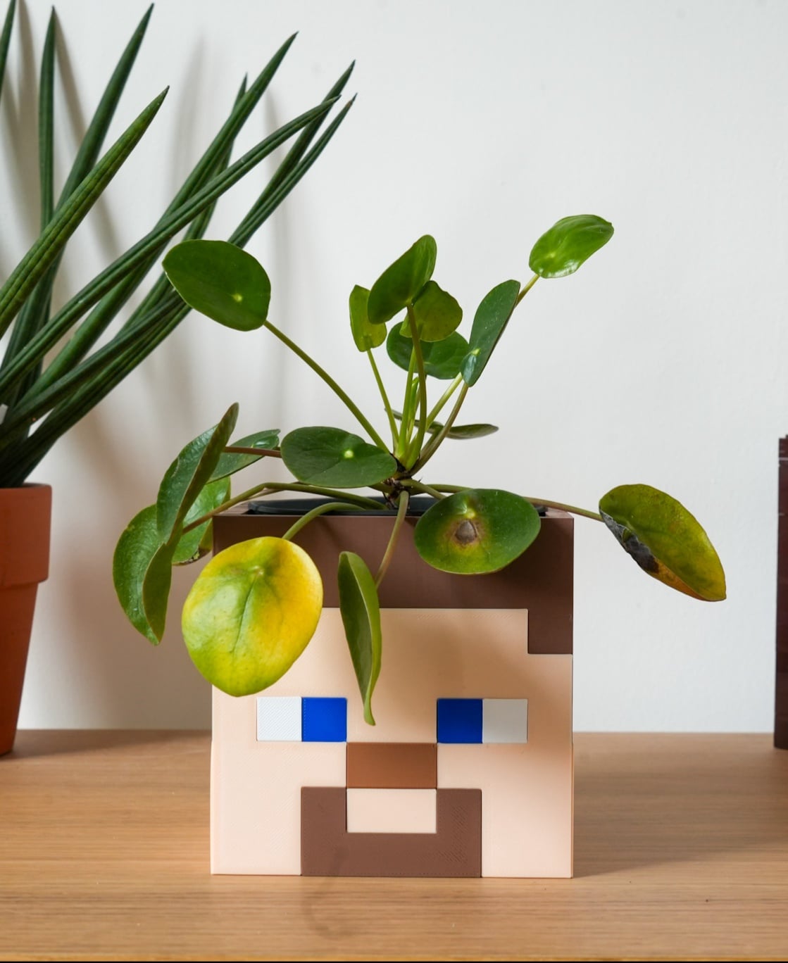 Minecraft Steve – Flower Pot / Vase 3d model