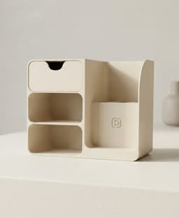 Modern Minimalist Desk Organizer | Japandi Style 3d model