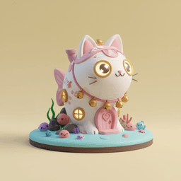 OCEAN KITTY HOUSE – MINOVA ORIGINALS STL 3d model