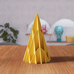 Christmas Tree Set V5 - Minimal Pine Tree Collection 3d model