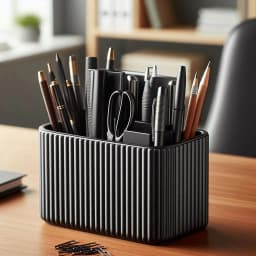 Ribbed Design Office Organizer 3d model