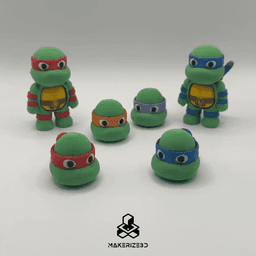TMNT Head Clickers 3d model