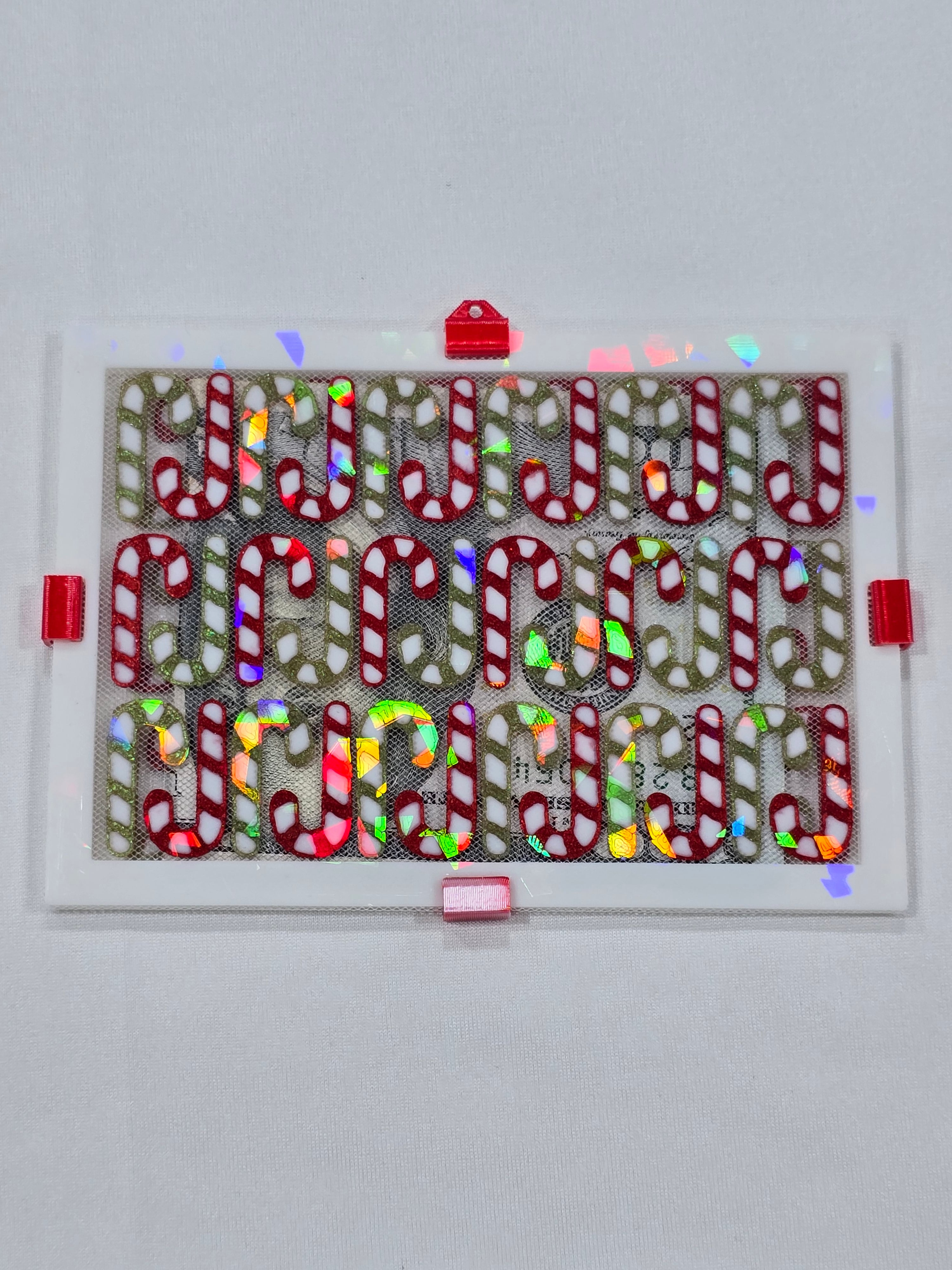 Christmas Gift card / Cash ornament 3d model