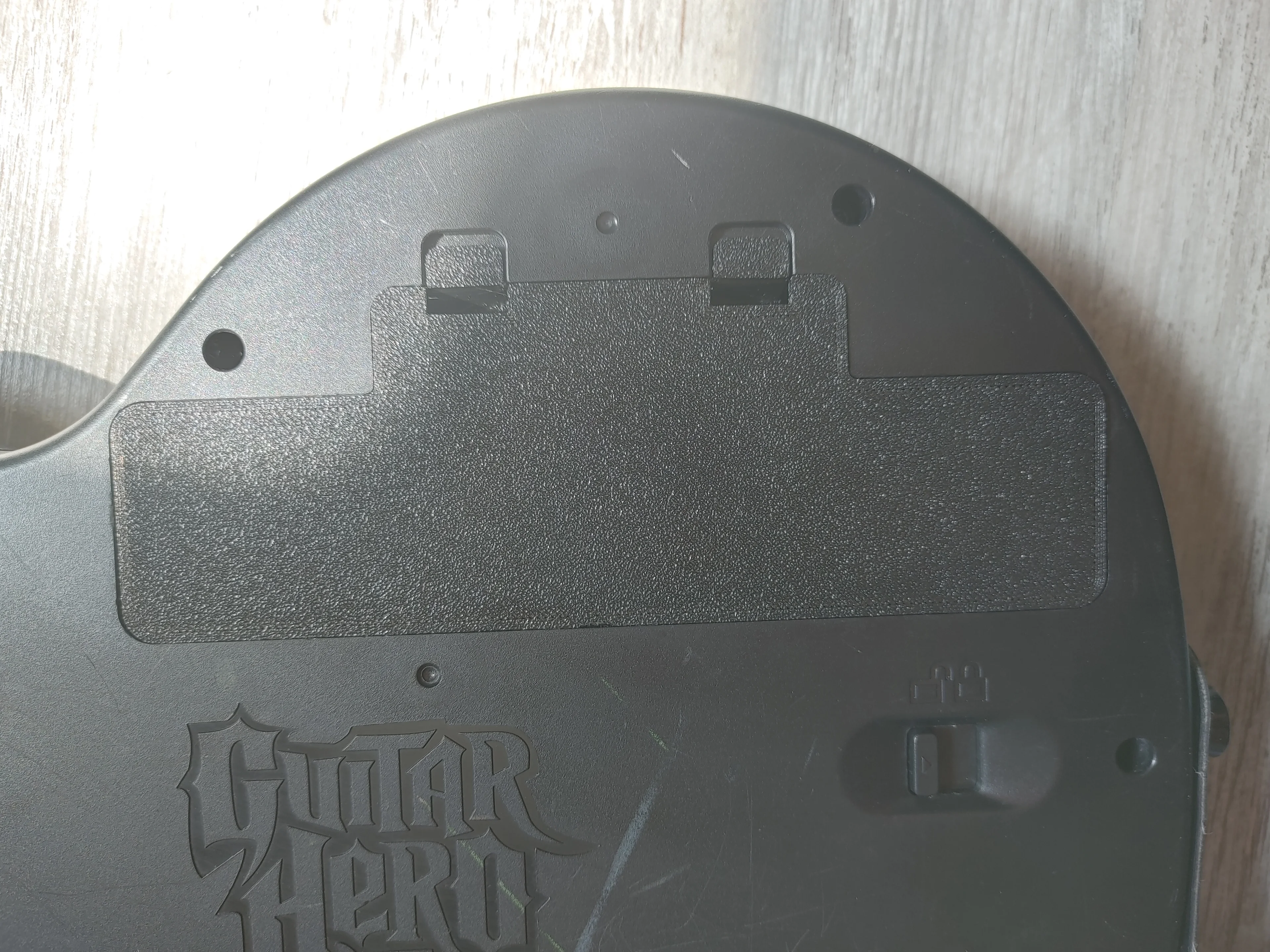 Guitar Hero Wii Les Paul Wiimote Bay Back Cover 3d model