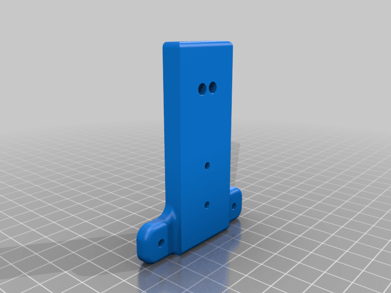 Railcore Drag Chain Cover friendly inside rail mount 3d model