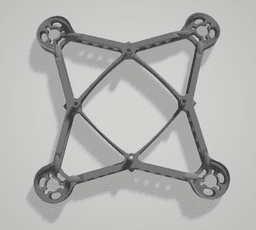 RapidEvolution 80 FPV Quad Frame/Whoop Swap 3d model