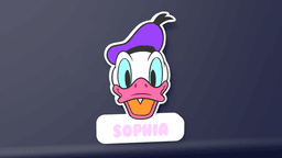 Donald Duck - LED Lightbox 3d model
