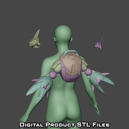 Si Fi Juno Backpack Overwatch 2 Cosplay 3d model