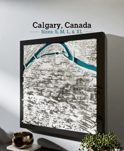 Calgary, Canada - S, M, L, & XL 3d model