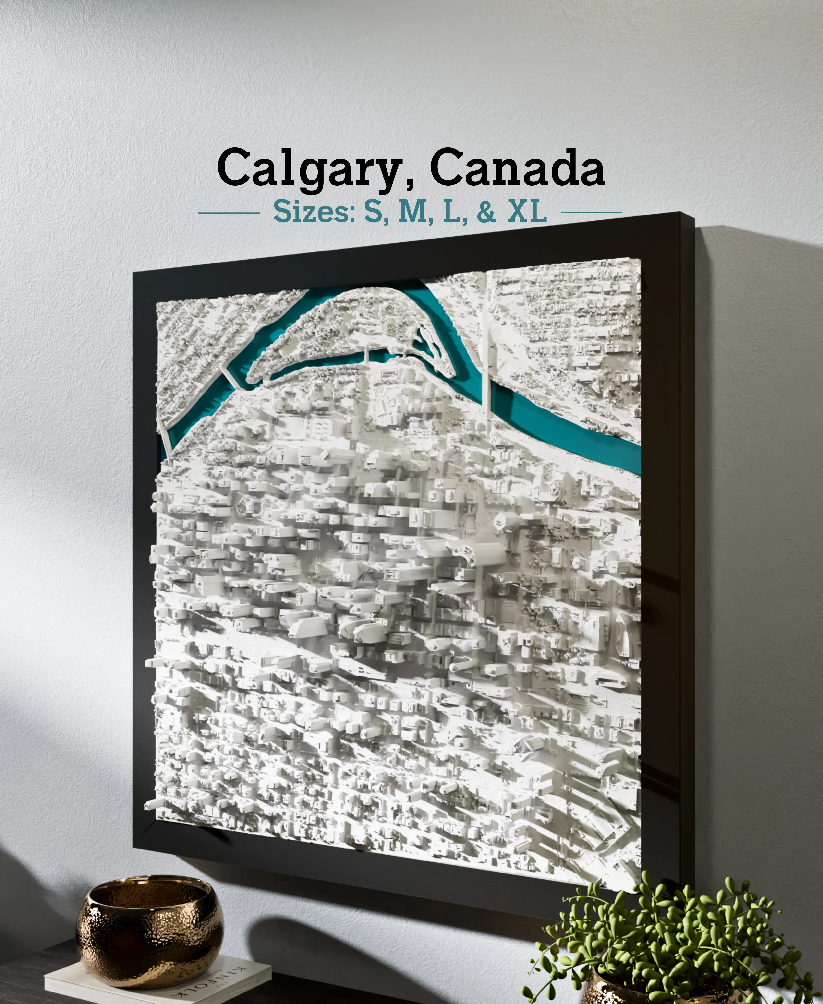 Calgary, Canada - S, M, L, & XL 3d model
