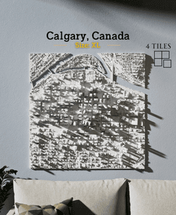 Calgary, Canada - S, M, L, & XL 3d model