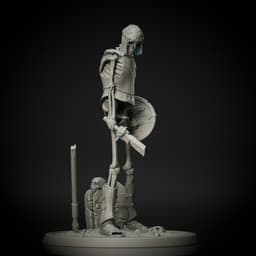 Skeleton Warrior 05 3d model
