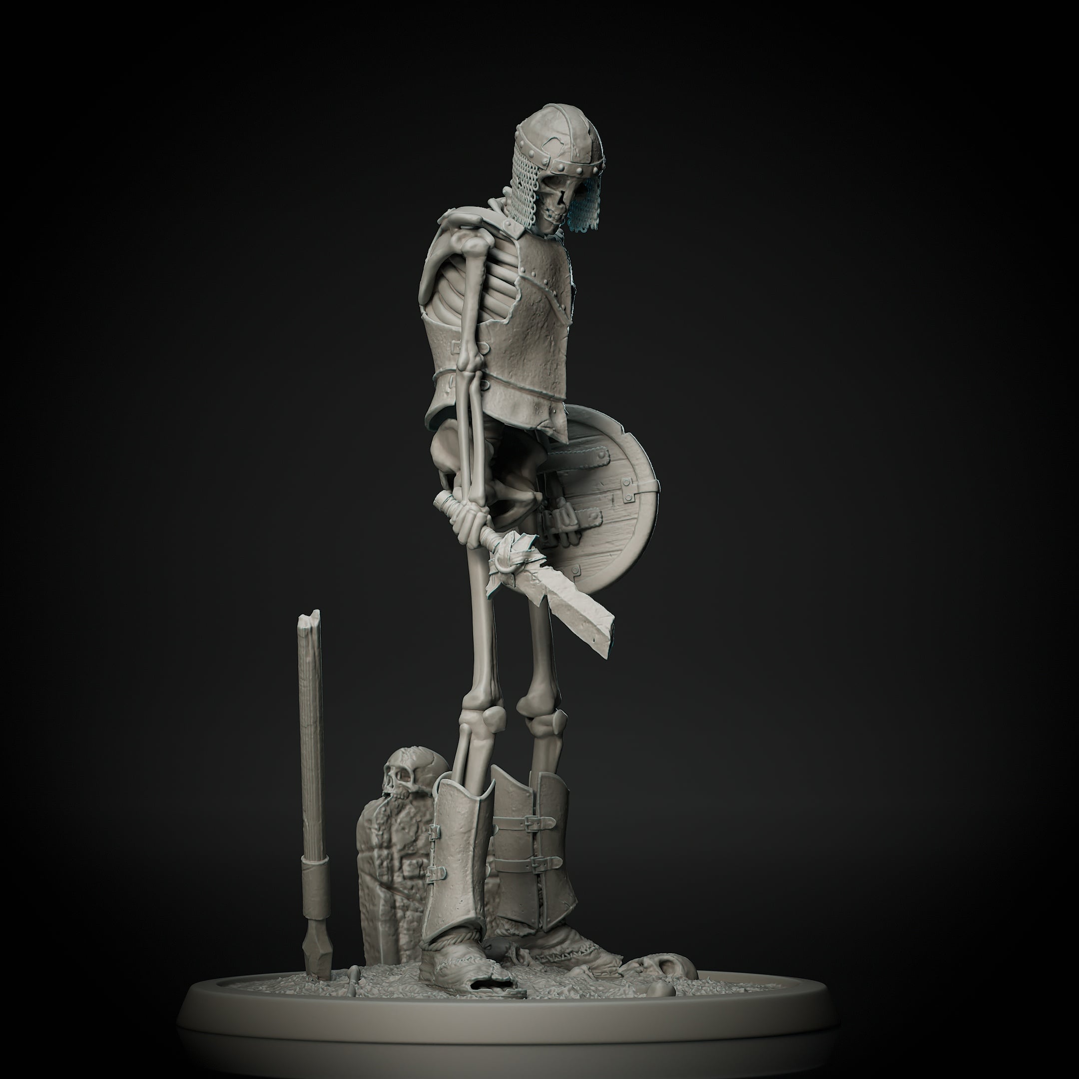 Skeleton Warrior 05 3d model
