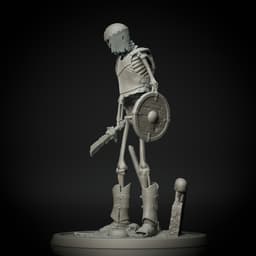 Skeleton Warrior 05 3d model