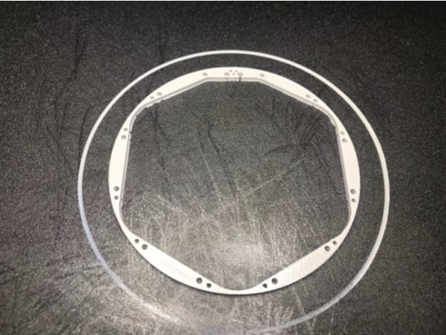 Starship SN5 engine bottom ring 3d model