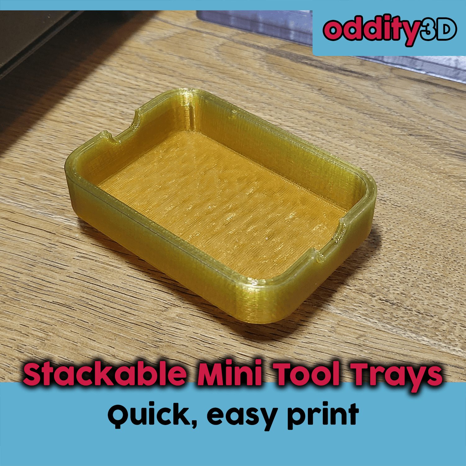 Mini Stackers - Stackable tool bit stacking crates 3d model