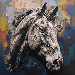 Humble the Horse - Hueforge Print 3d model