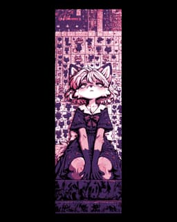 Showing off her style - Cat Style - Set of Bookmarks 3d model