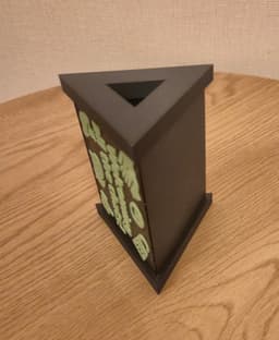 Reversible Do Not Disturb Desk Sign – 3-Sided Work Status Indicator 3d model