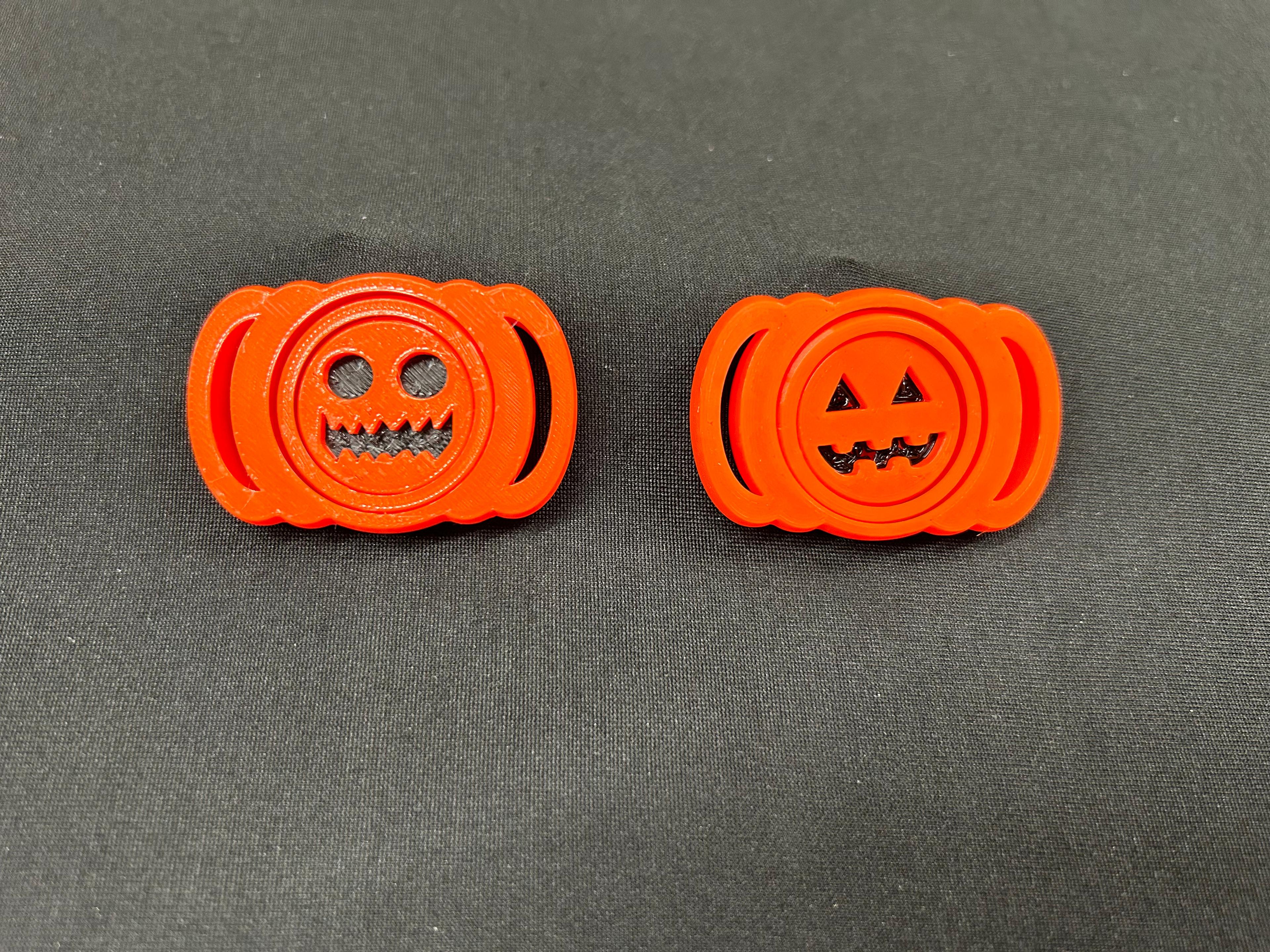Pumpkin Gyro Dual Face V3 3d model