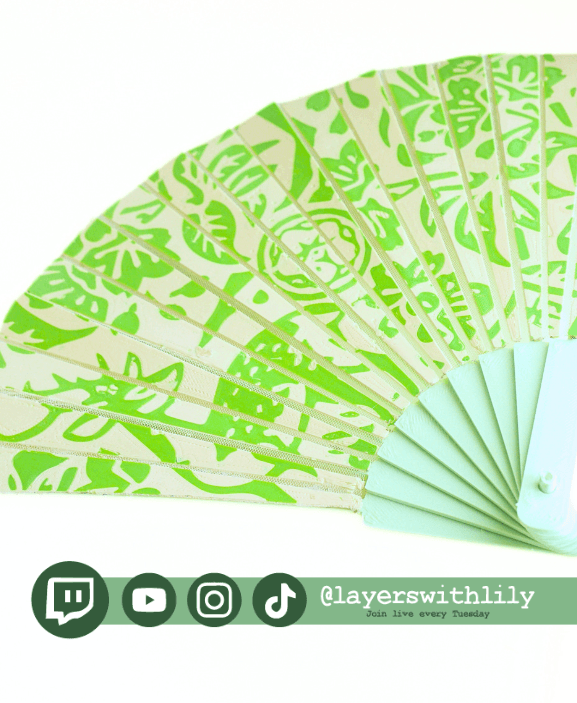 We had a dedicated hand fans stream on Twitch, and we ended up printing this model! It was so much fun to make!
You can watch a clip of the livestream here: https://www.youtube.com/shorts/KAU3rtiACuQ