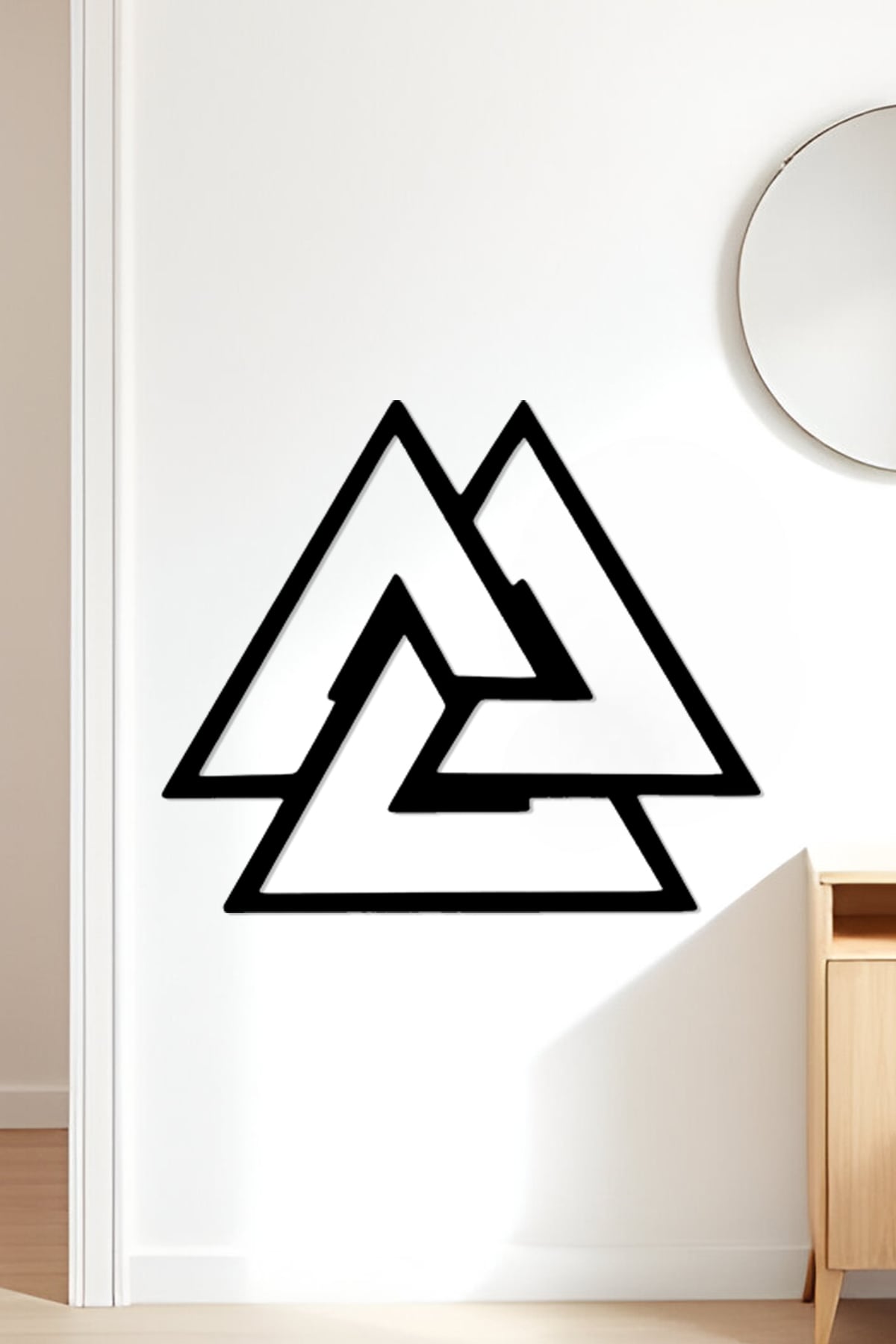 Triangle Wall Art, Wall Decor, Home Decor 3d model