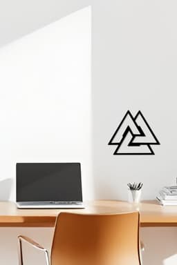 Triangle Wall Art, Wall Decor, Home Decor 3d model