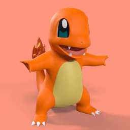 CHARMANDER POKEMON - FREE - READY TO PRINT 3d model