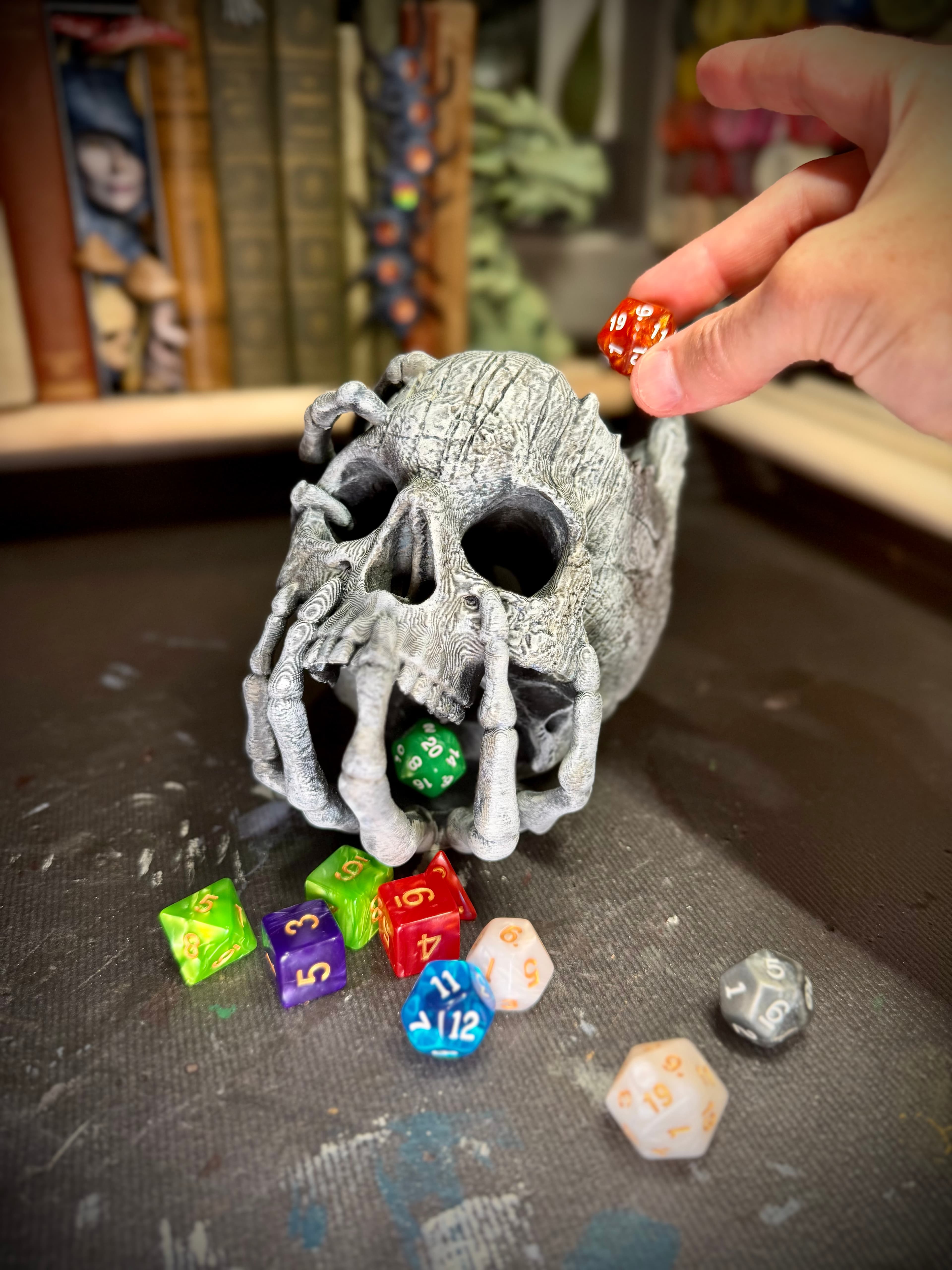 Skull dice tower 3d model