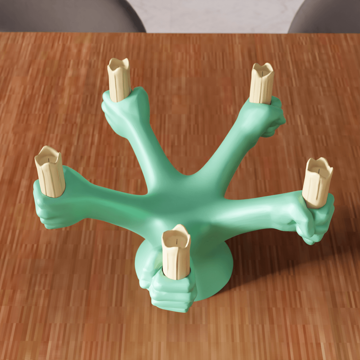 Abstract Candle Holder Figure 3d model