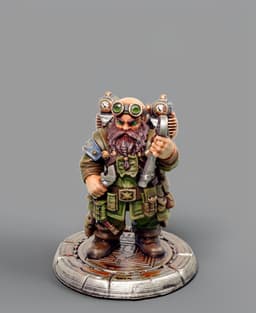 Dwarf engineer.3mf 3d model