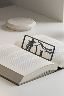 Deer Bookmark, Gift Idea 3d model