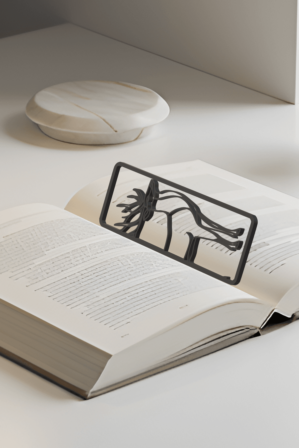 Deer Bookmark, Gift Idea 3d model