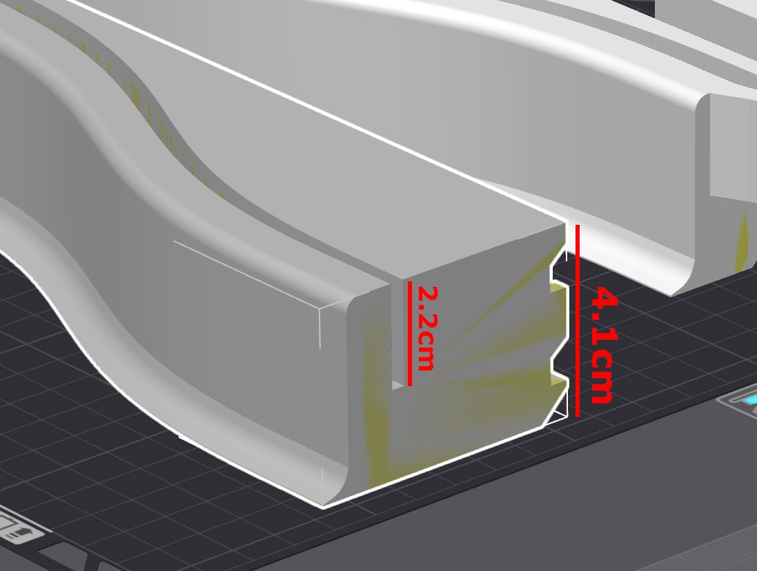 Blackout Roller Blind Side Guide 3d model