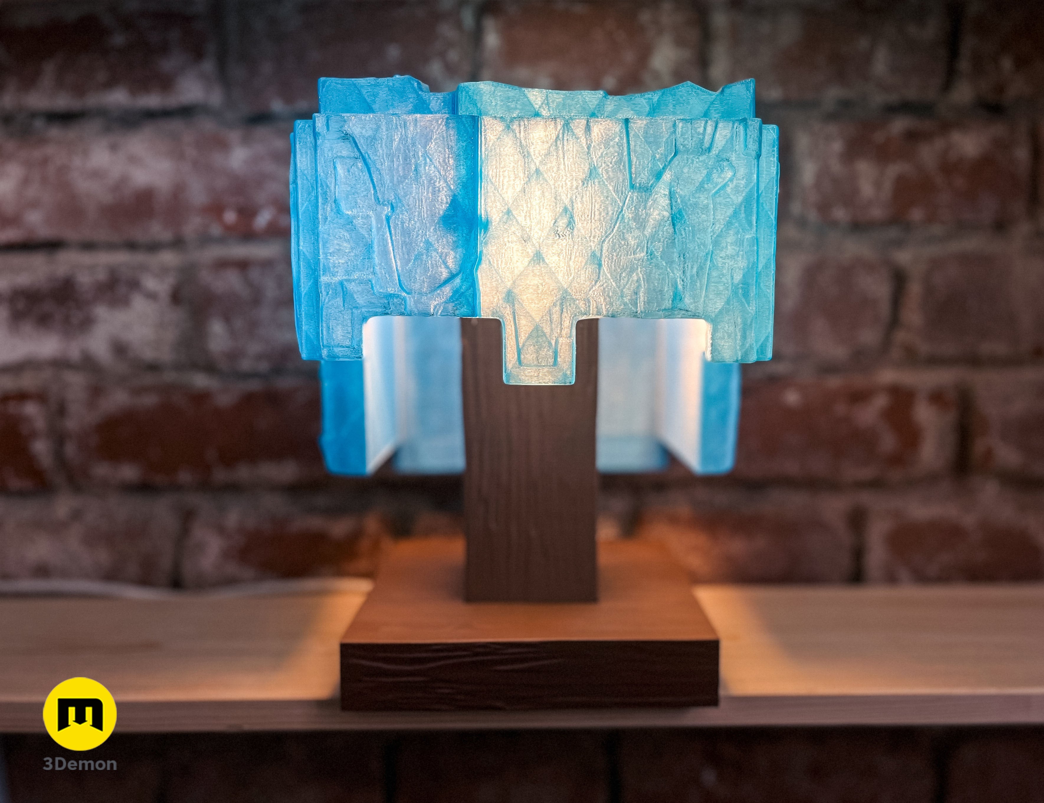 Minecraft Movie Helmet Lamp 3d model