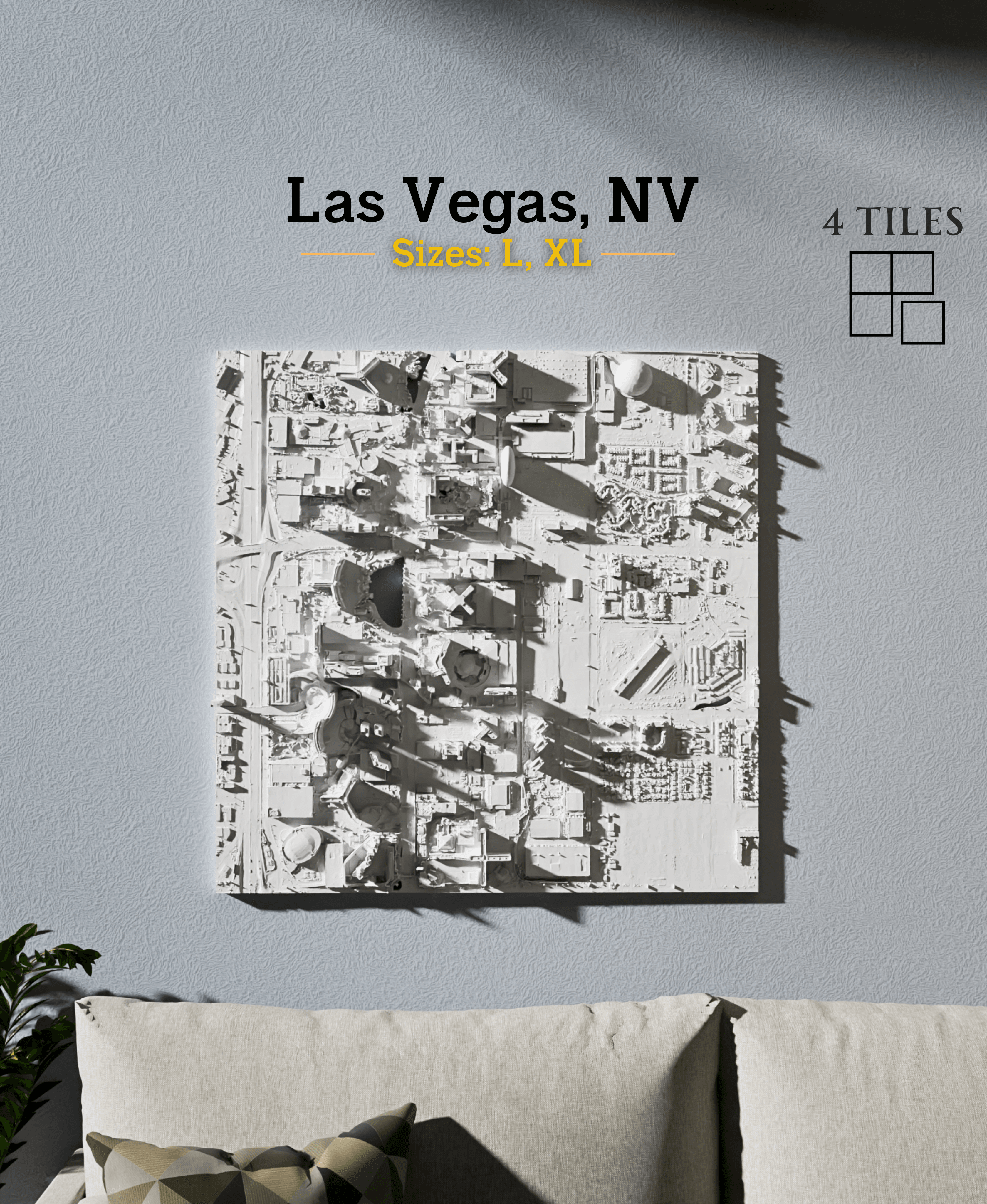 Las Vegas, NV - L & XL 3d model