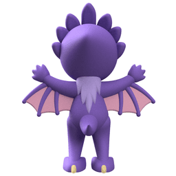 Cute Cryptid Van Meter Visitor 3D Printable Adorable Monster Figure 3d model