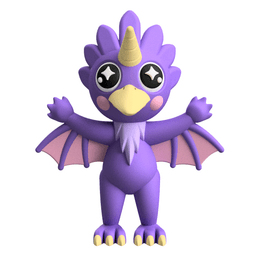 Cute Cryptid Van Meter Visitor 3D Printable Adorable Monster Figure 3d model