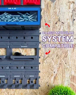 Cargo Connect: Shelf - 2x1 (Medium Modular Shelf) 3d model