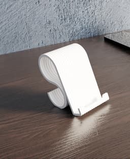 WaveDock – Modern Desk Phone Stand 3d model