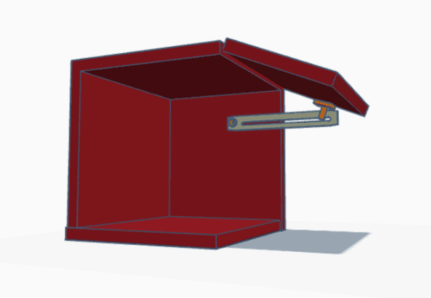 Horizontal furniture door holder ++BETA++ 3d model