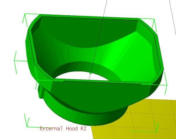 Voigtlander Vitessa Lenshood 3d model