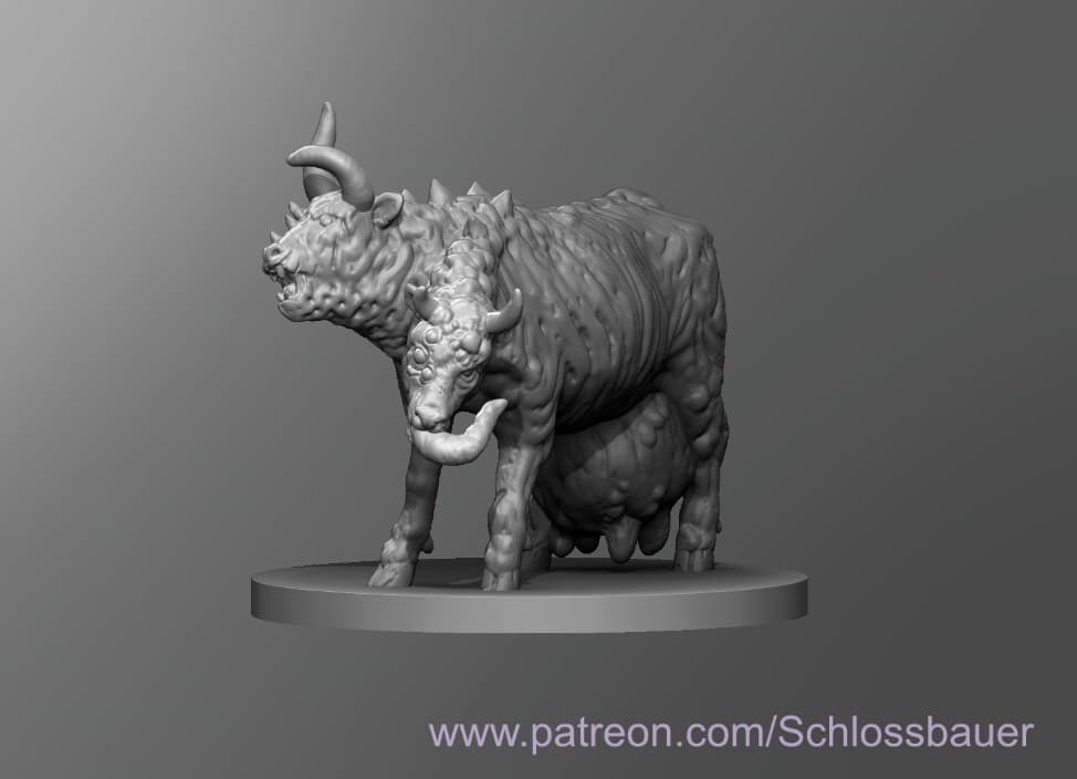 Brahmin 3d model