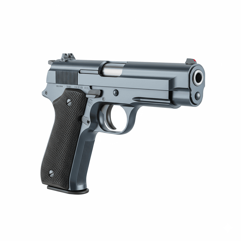 SIG Sauer P210 Precision Target Handgun 3d model