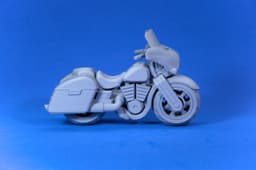 Bagger Motorcycle - Print in place 3d model