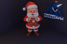 Papai Noel fazendo Coração nas Mãos.stl 3d model