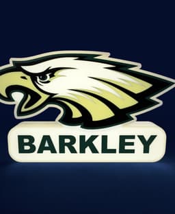Philadelphia Eagles Sign - LED Strip Compatible 3d model