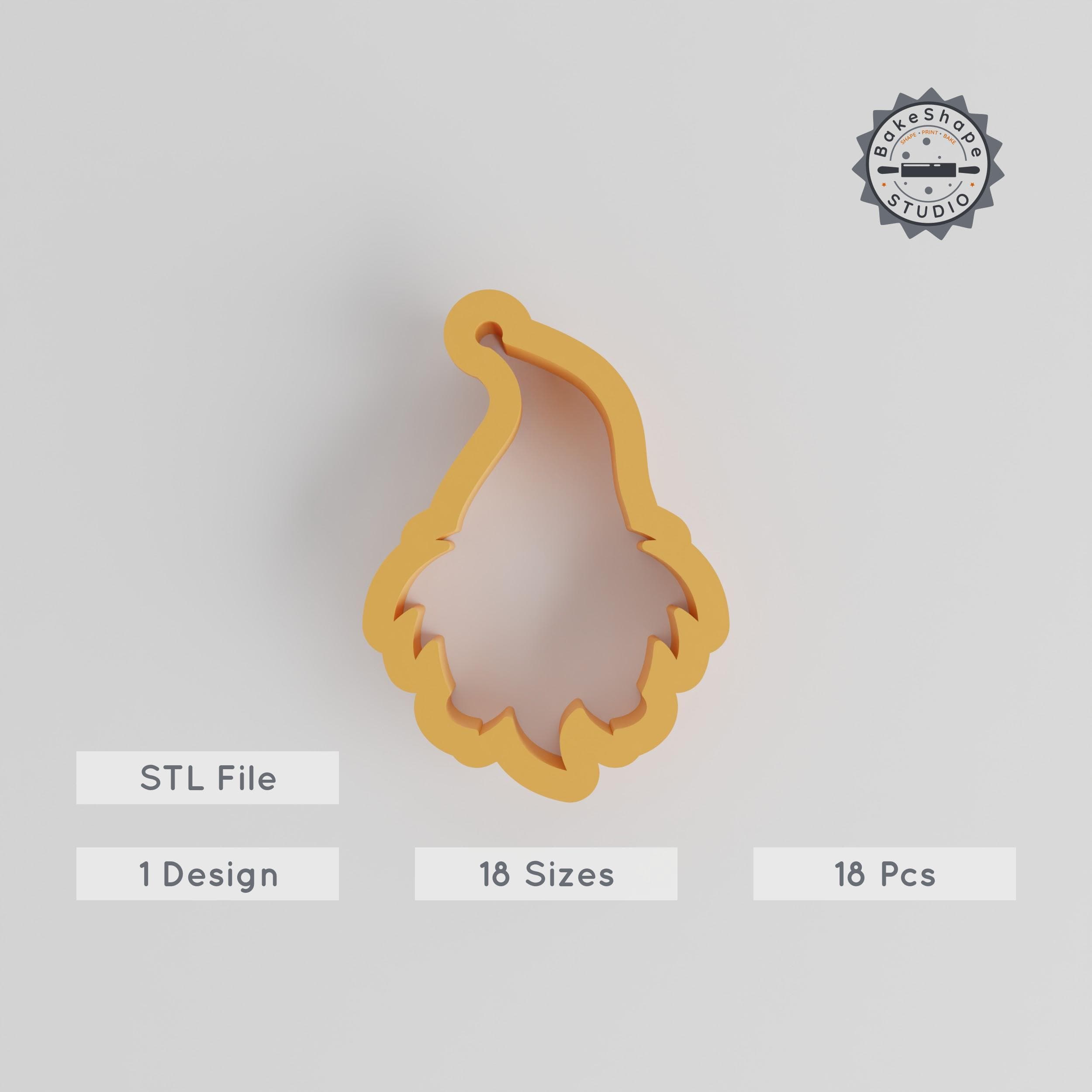 Gnome Shape Cutter Set, 18-Piece Collection, For Cookies, Fondant & Clay, Holiday & Garden Themes, Sizes 0.75"-5.00" PRODUCT_146 3d model